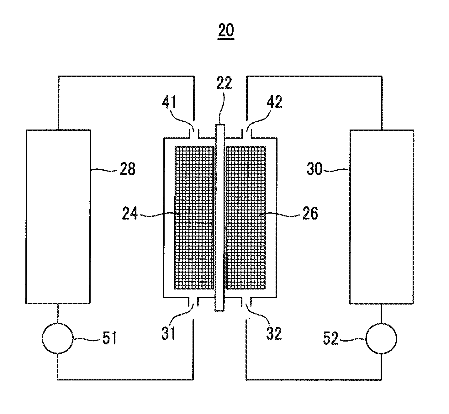 Separator for redox flow battery and redox flow battery including same