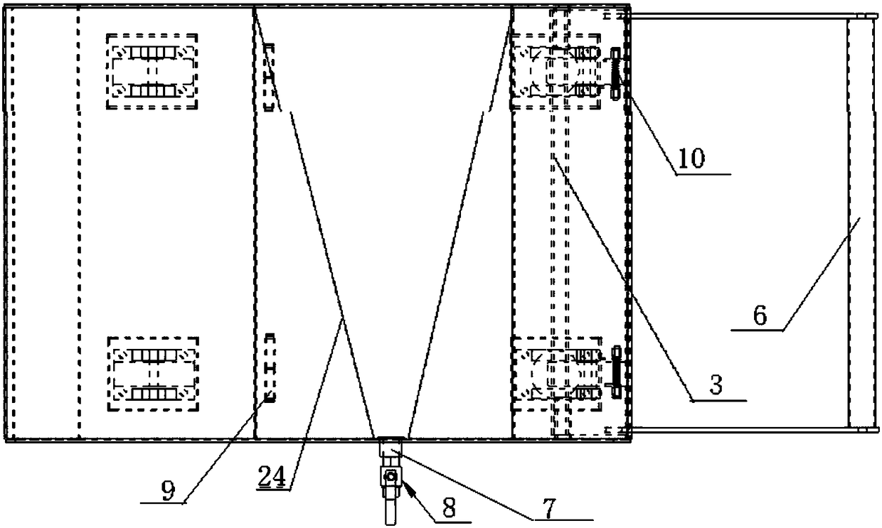 A small trolley for collecting chips and its use method