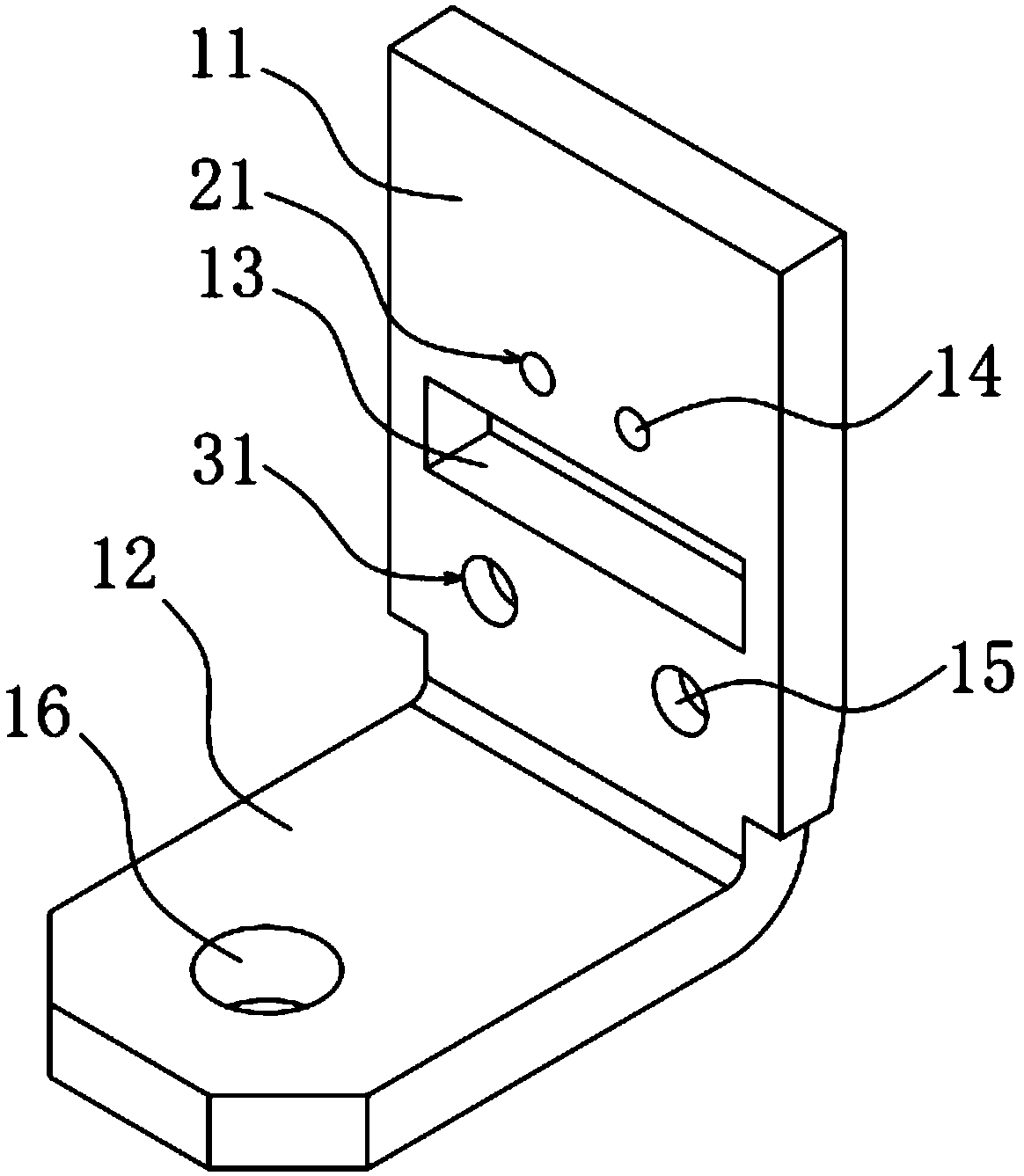 Electromagnetic system of clapper type magnetic latching relay, and assembly method thereof