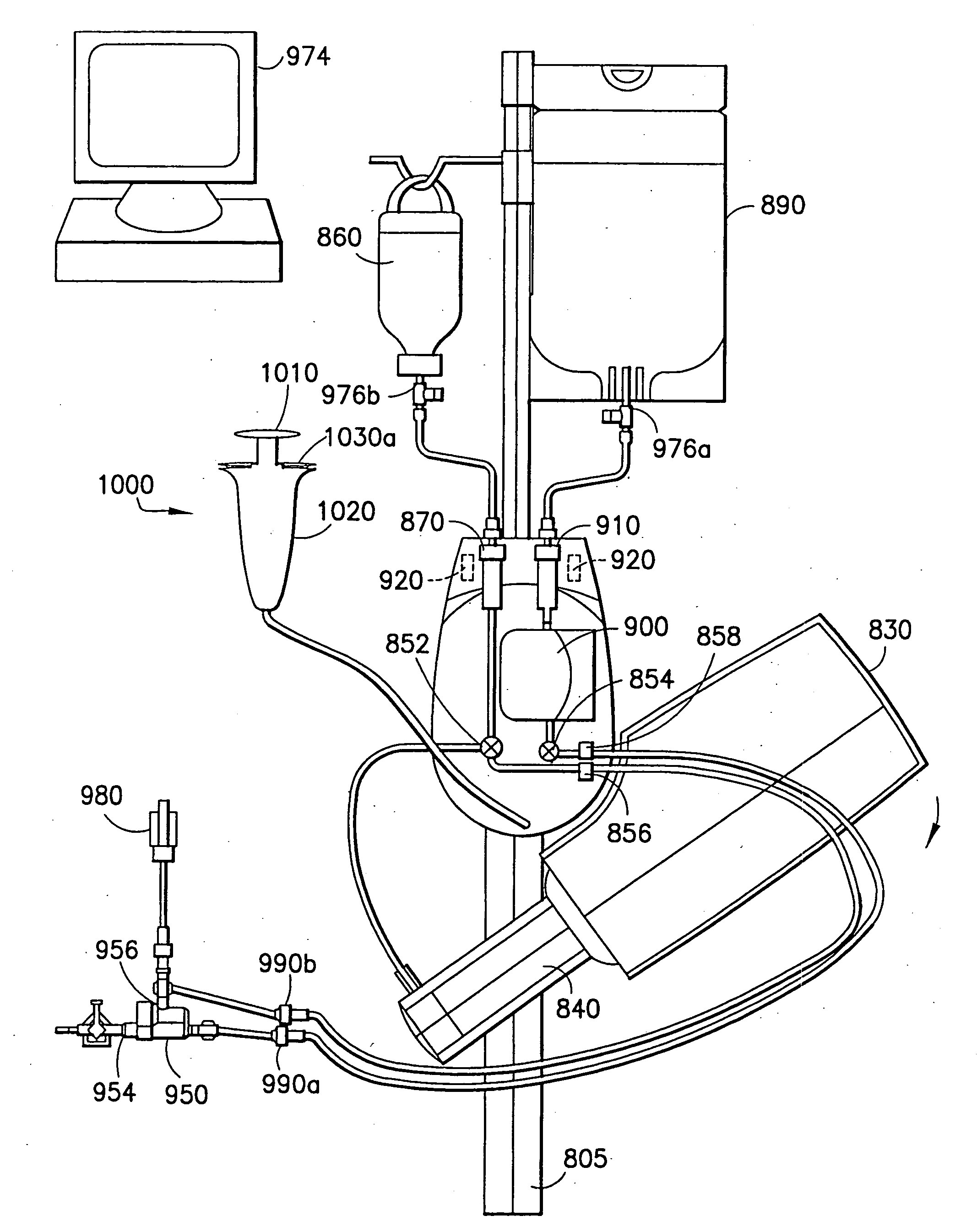 Fluid delivery system including a fluid path set with sterile check valve connector
