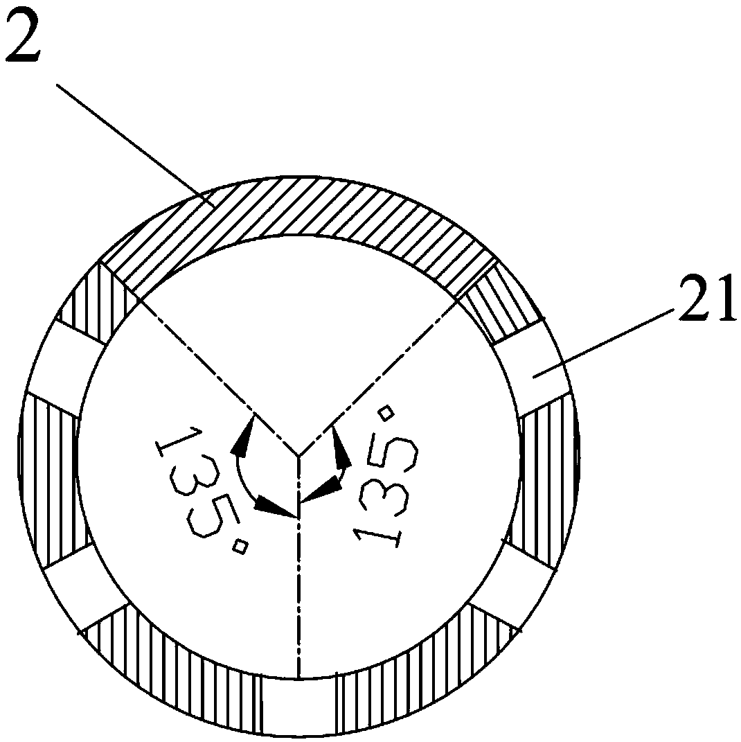 Large-capacity buffer tank with noise reduction and vibration reduction functions