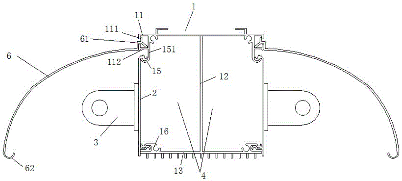 A double light source suspension lamp