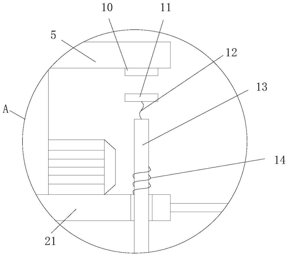 Cutting device for English learning card manufacturing