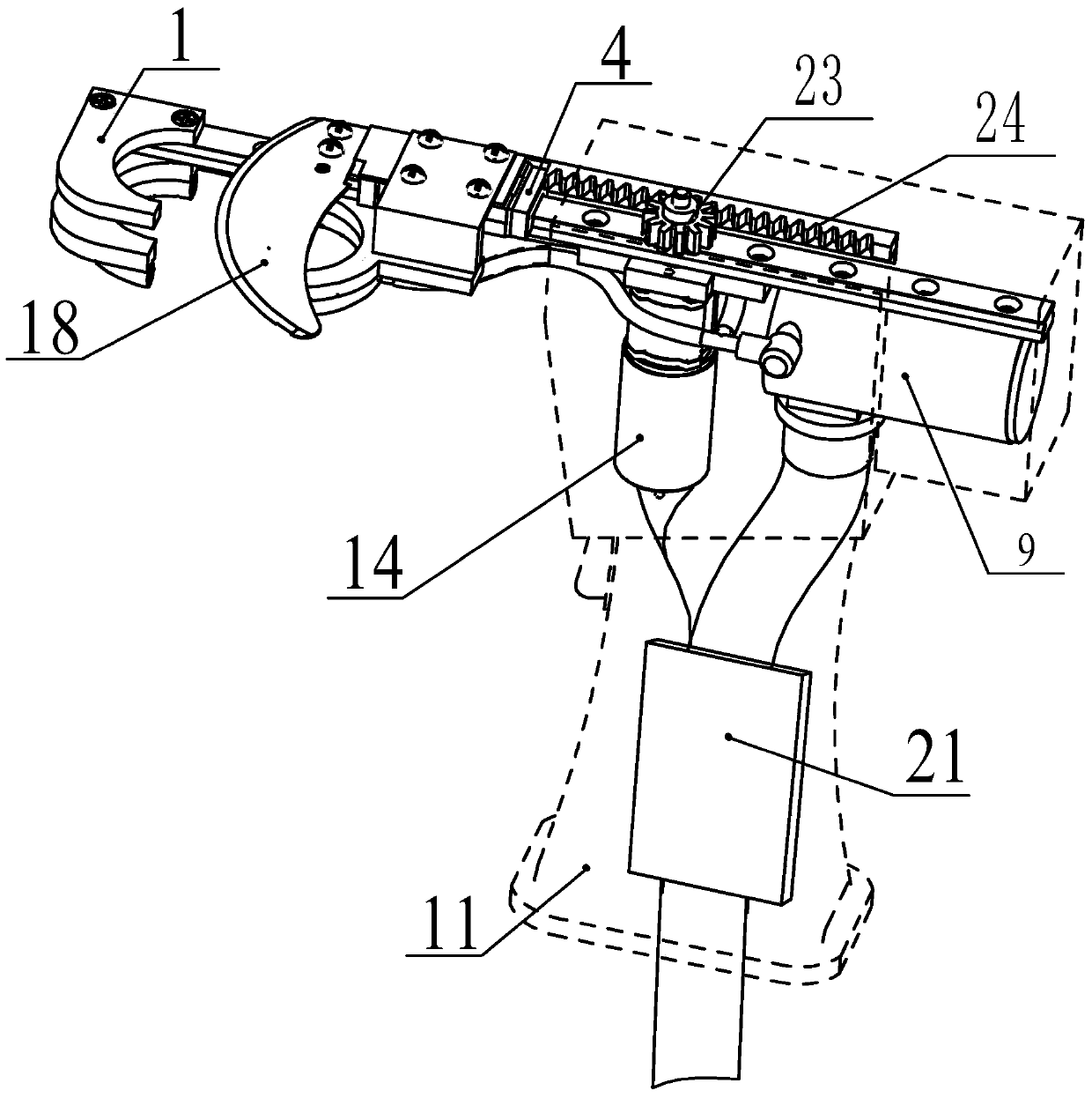 Electric topping and bud suppression shears