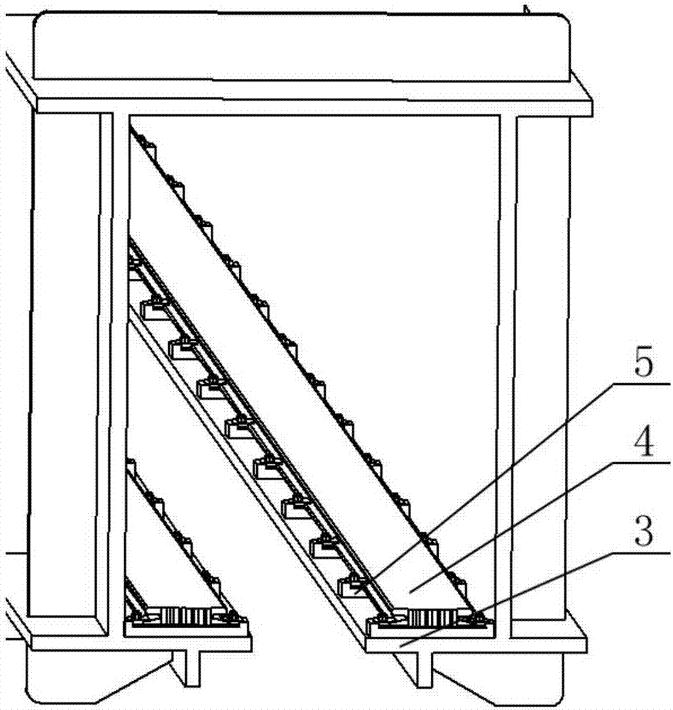 Suspended type monorail transit track beam
