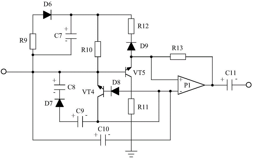 Voltage filtering type solar energy inverter system based on residual electric quantity detection