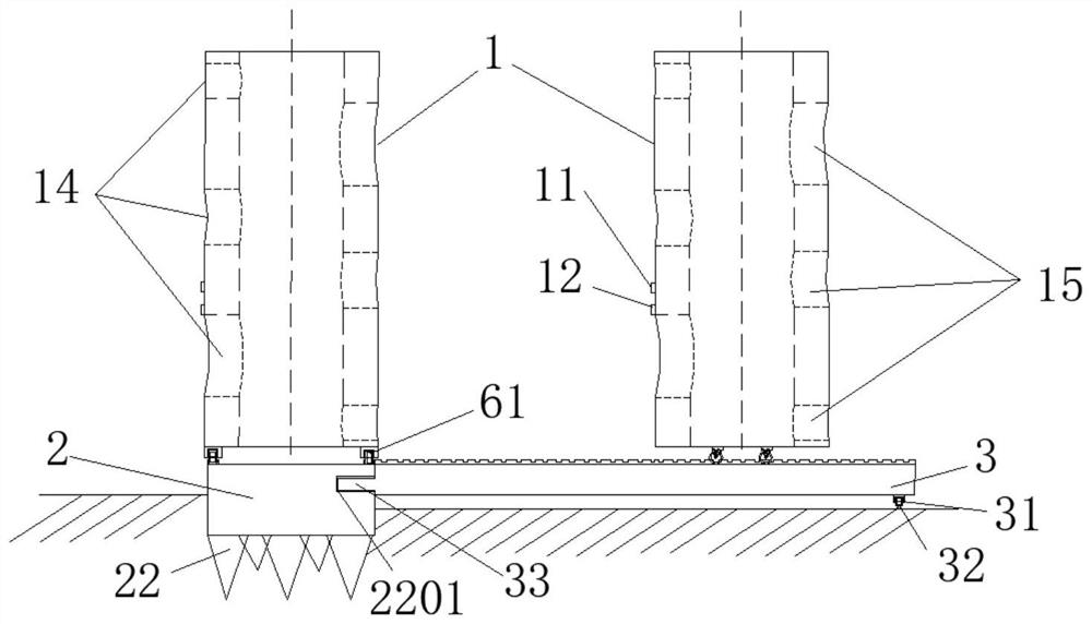 Movable permeable pile spur dam and its operation method