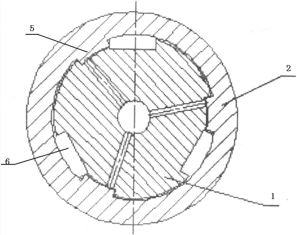 Diamond compact annular concentric simultaneous casing drilling bit and working method thereof