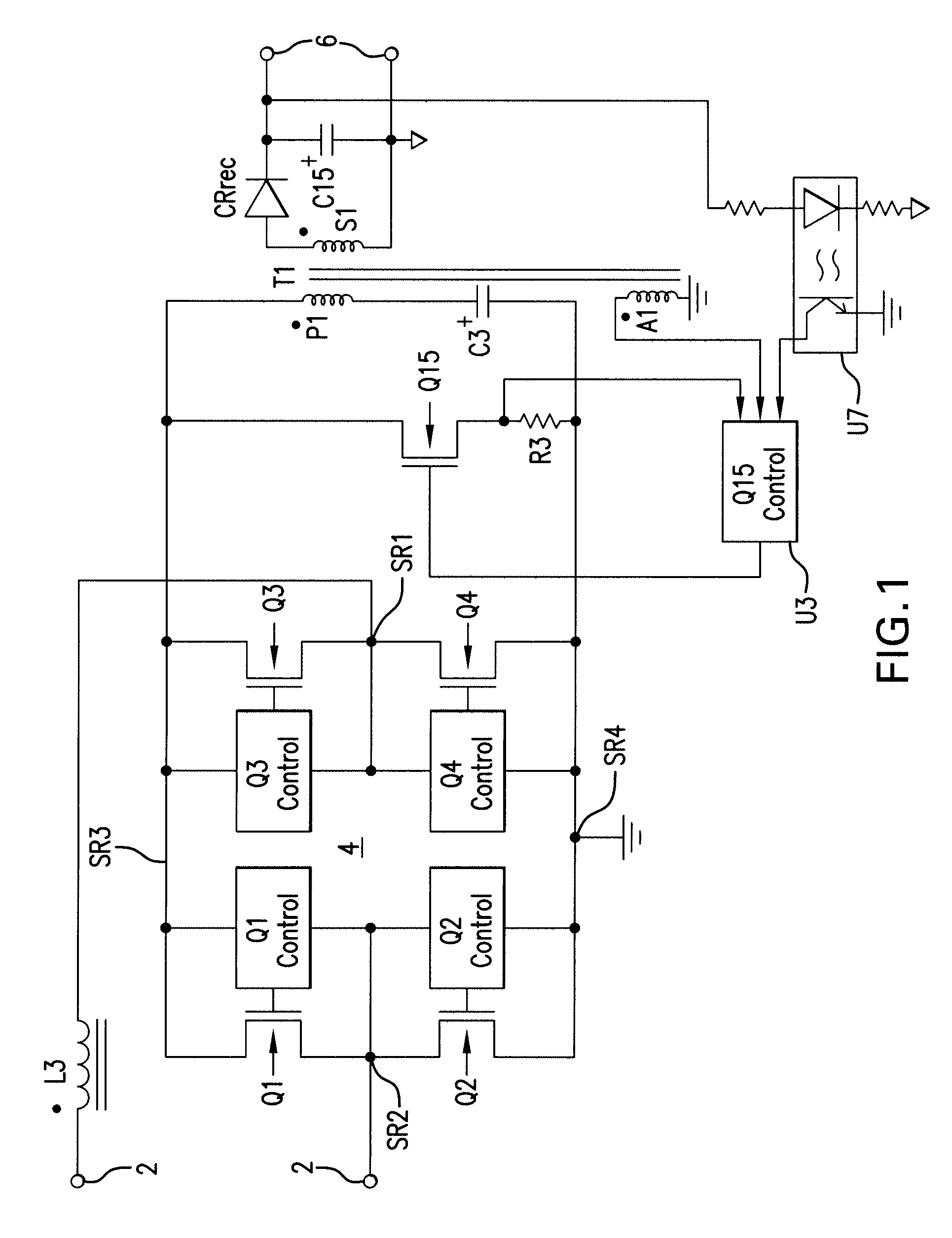 Synchronous ac rectified flyback converter utilizing boost inductor