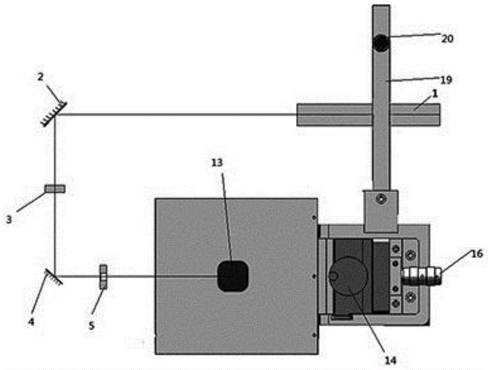 A device and method for measuring the refractive index of glass beads