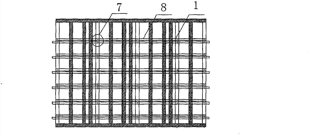 Construction method for mounting deformation joint template at double walls