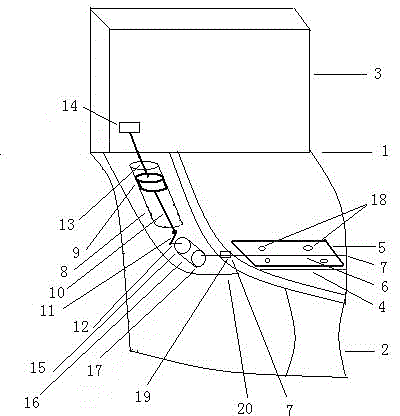 Water splashing resistant flush closet