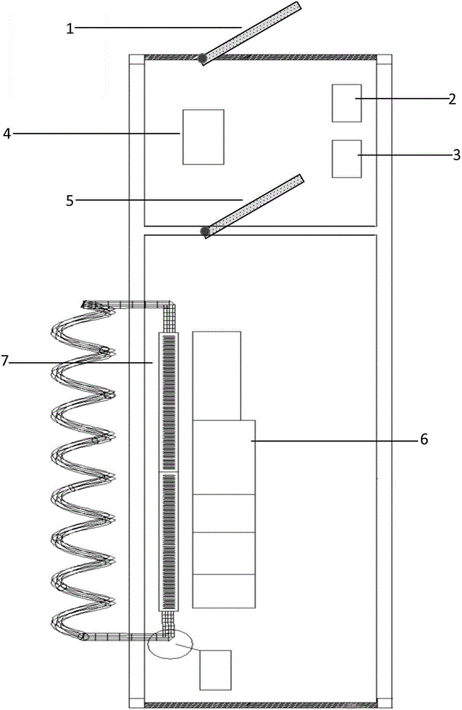 Box-type substation structure protection method preventing corrosion, mould and high temperature