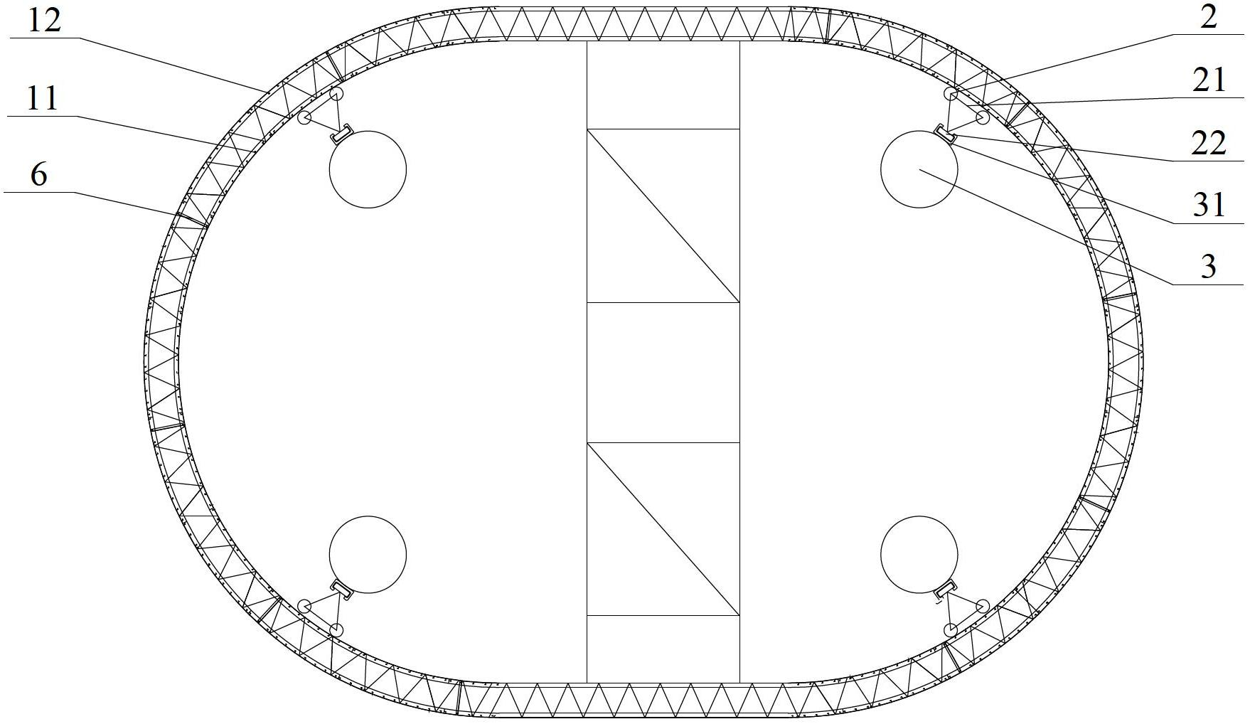 Double-wall steel boxed cofferdam