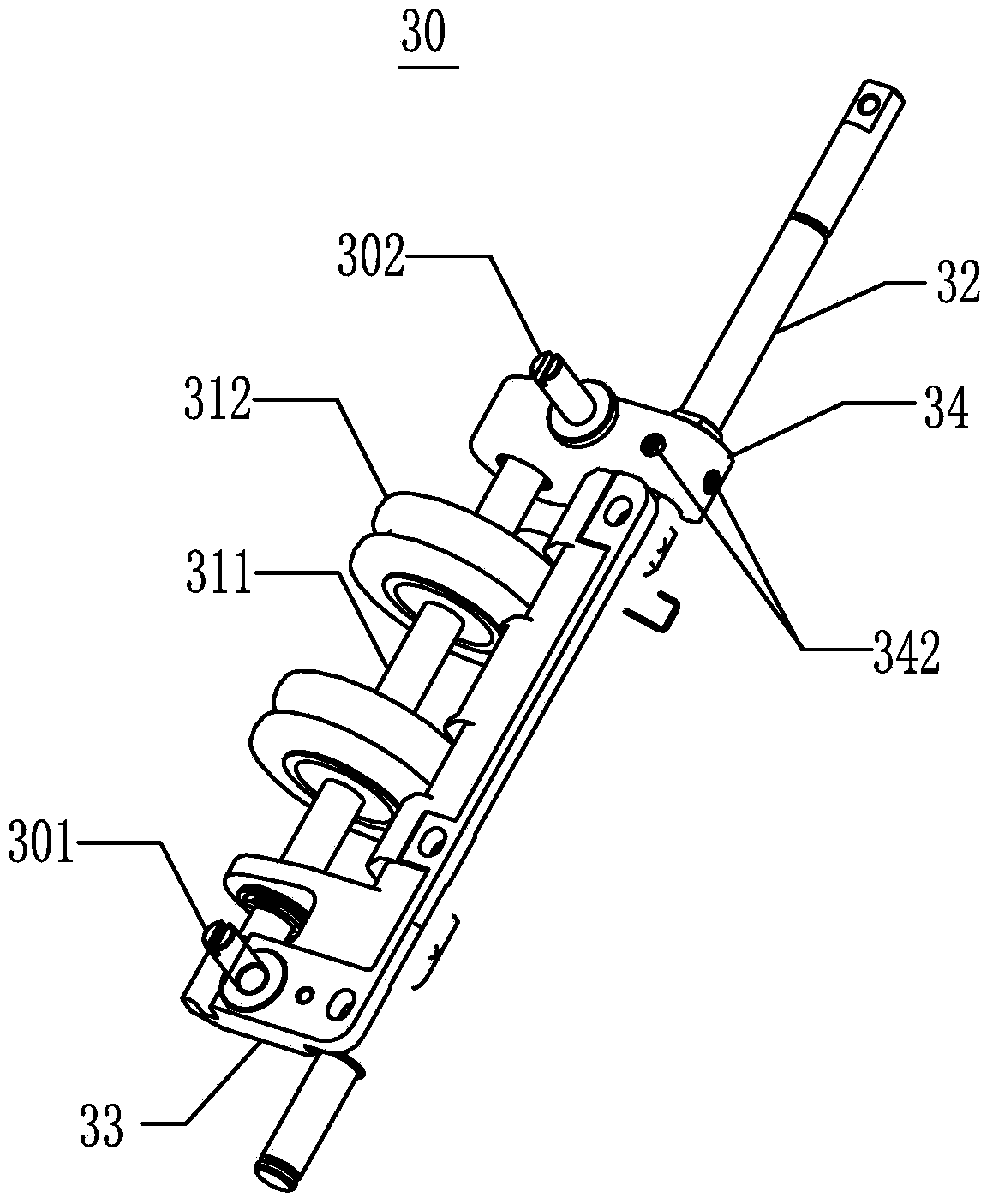 Banknote sorting device and radial clearance adjusting method thereof