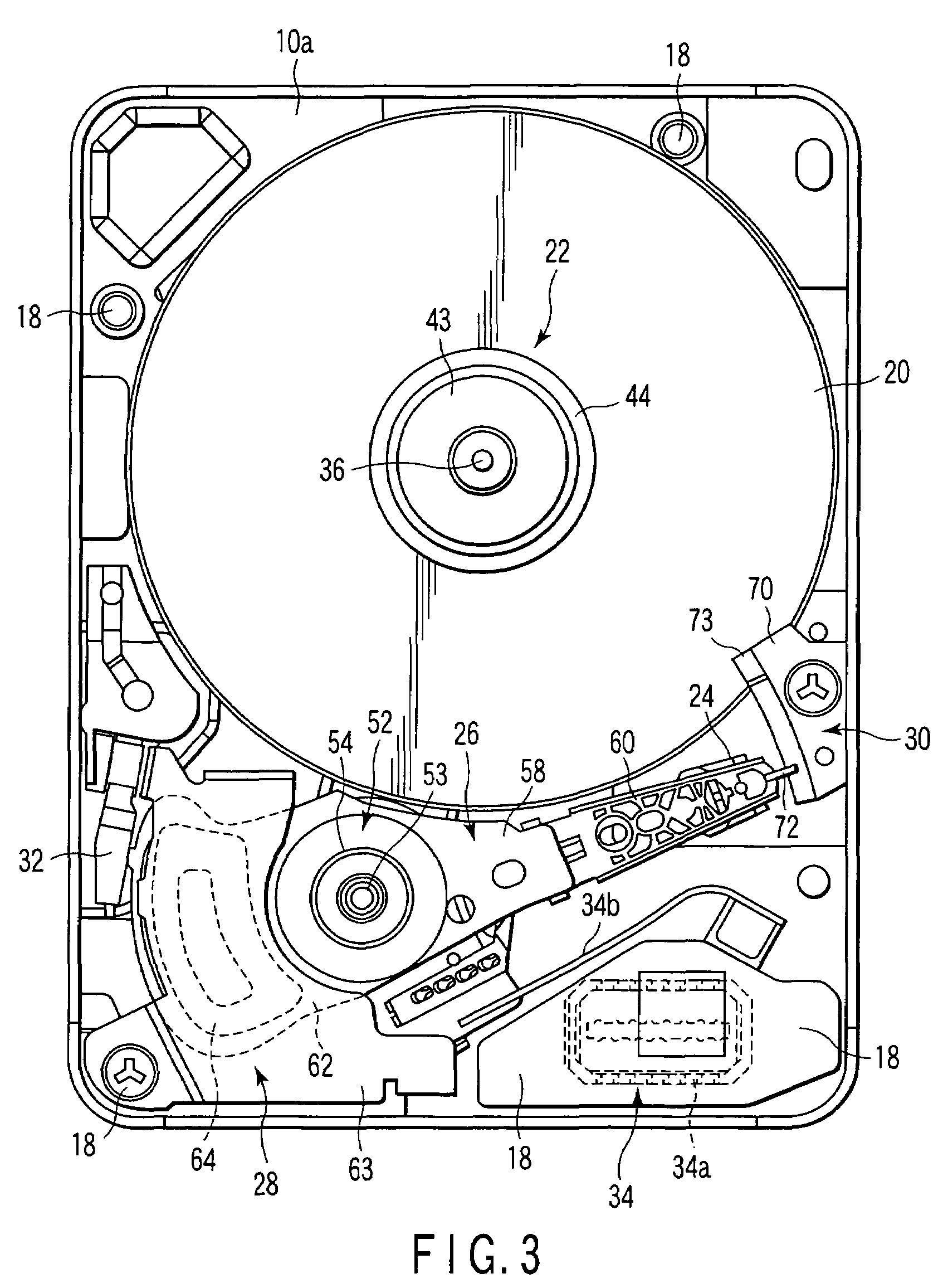 Disk apparatus having a narrow magnetic gap