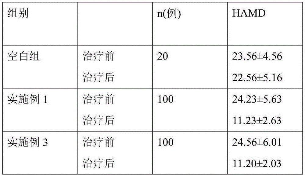 A kind of traditional Chinese medicine preparation for treating depression