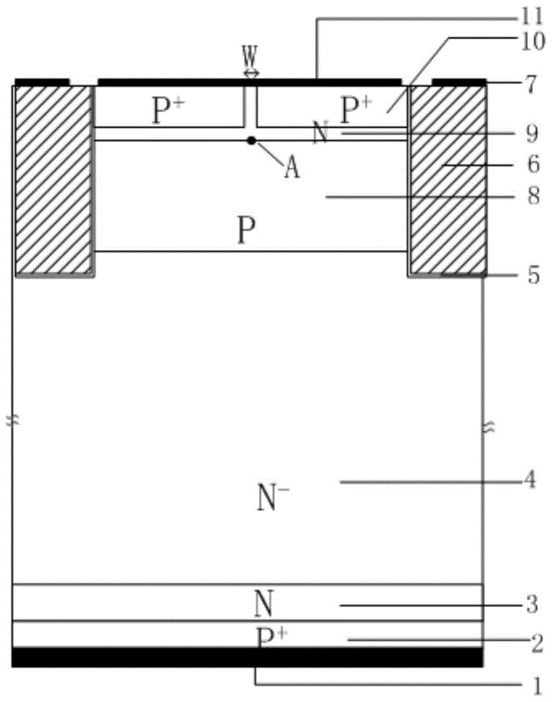 A MOS gate-controlled thyristor