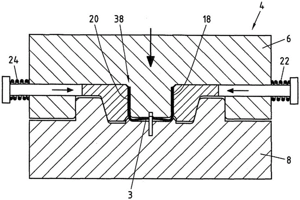 Method and compression tool for producing highly dimensionally stable half shells