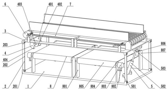 Fish tofu conveying device