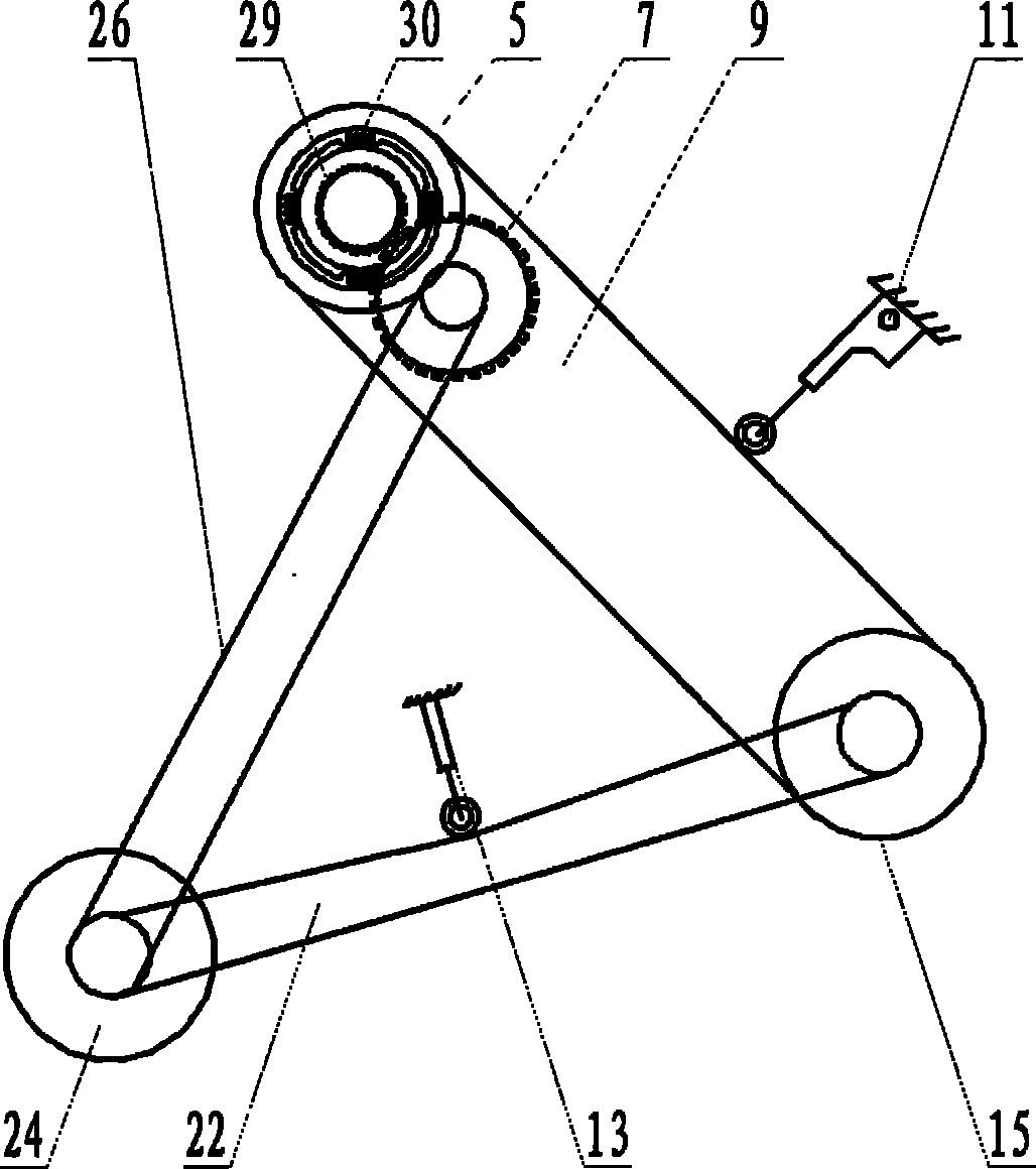 Reversed spitting device for silage harvester