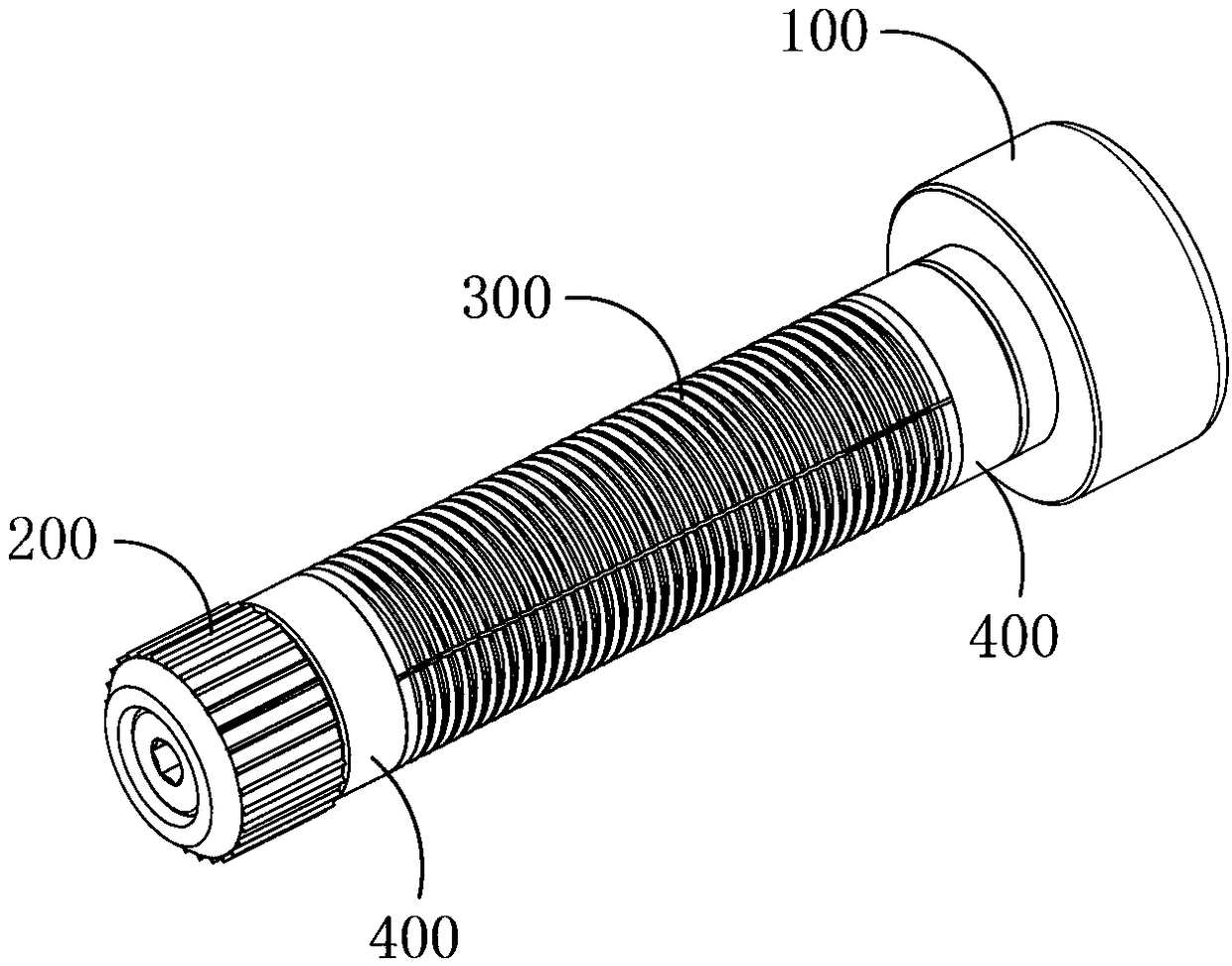 Centering-type anti-looseness bone nail for orthopedics surgery