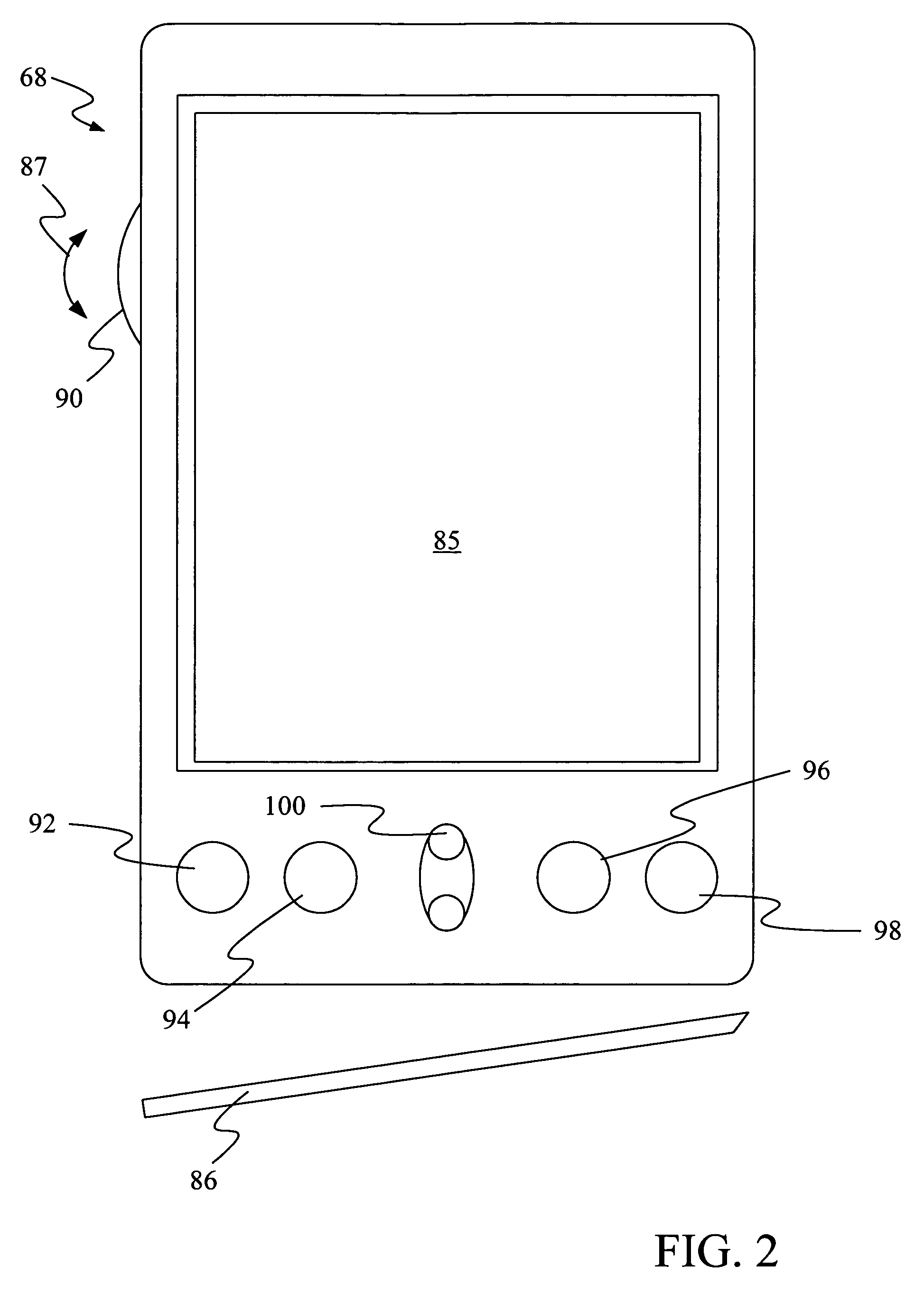 Method and apparatus for providing context menus on a hand-held device