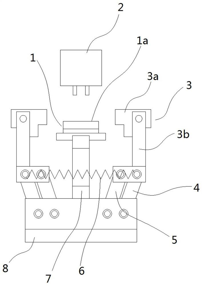 A capacitor integrated mold