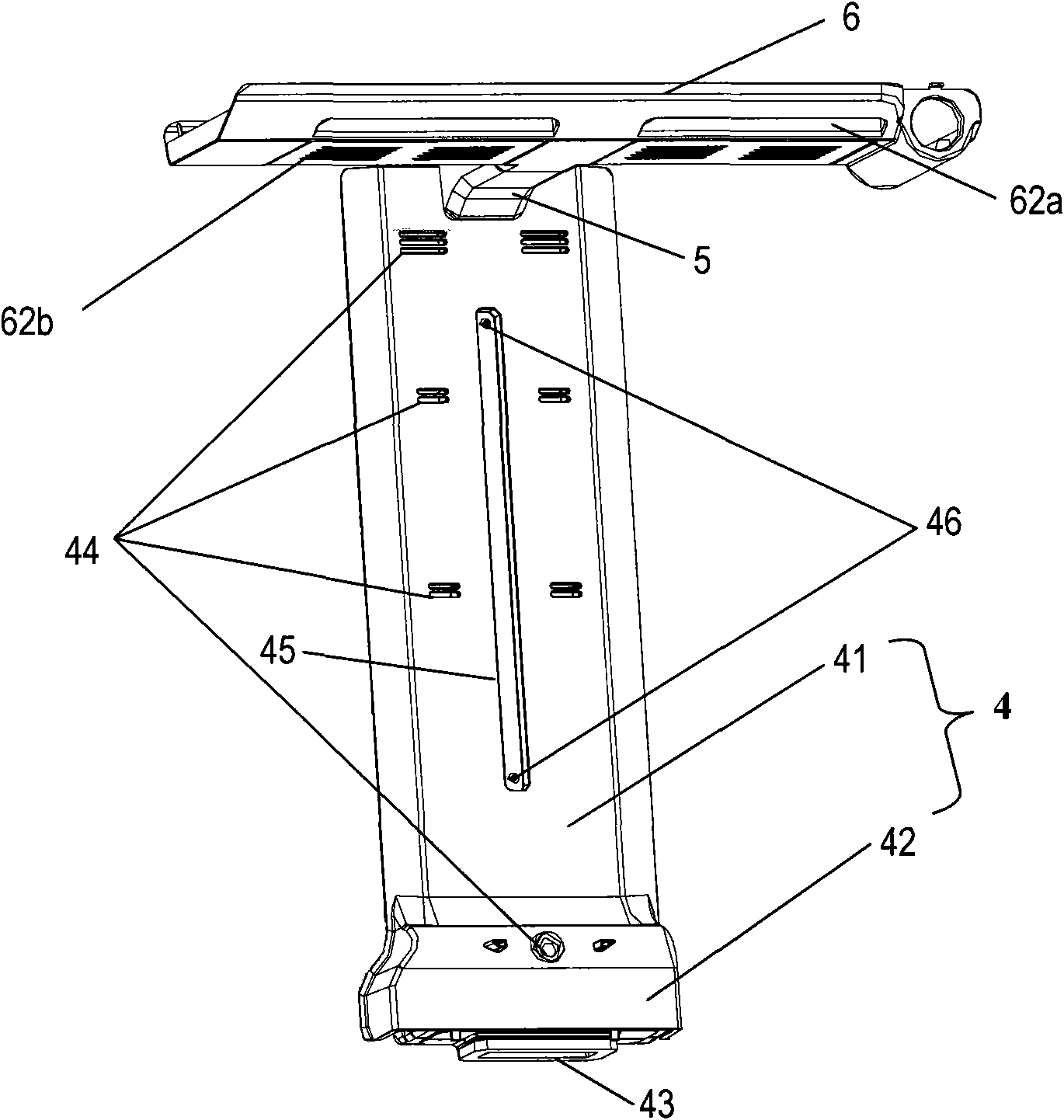 Air outlet system of air-cooled type refrigerator