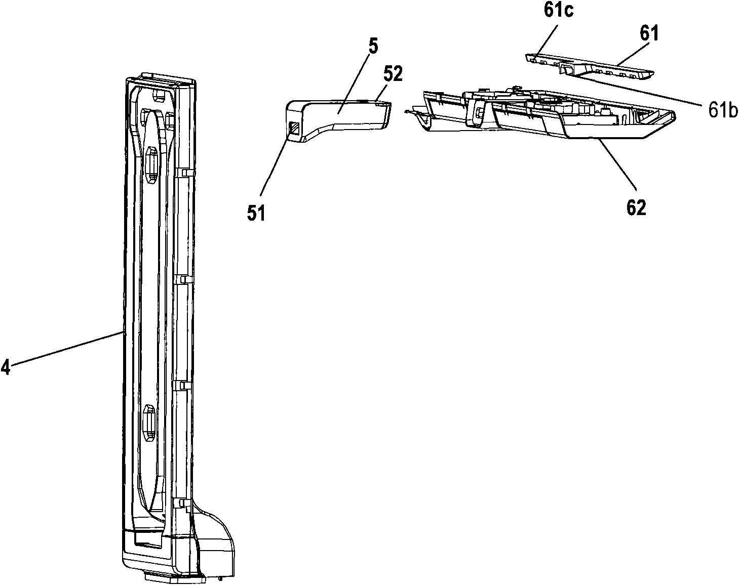 Air outlet system of air-cooled type refrigerator
