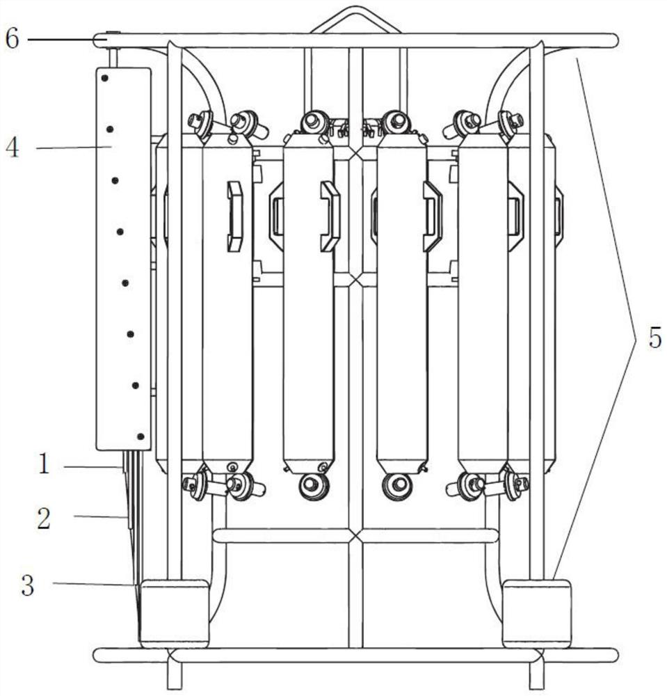 Underwater anti-rotation empennage and direct-reading CTD with same