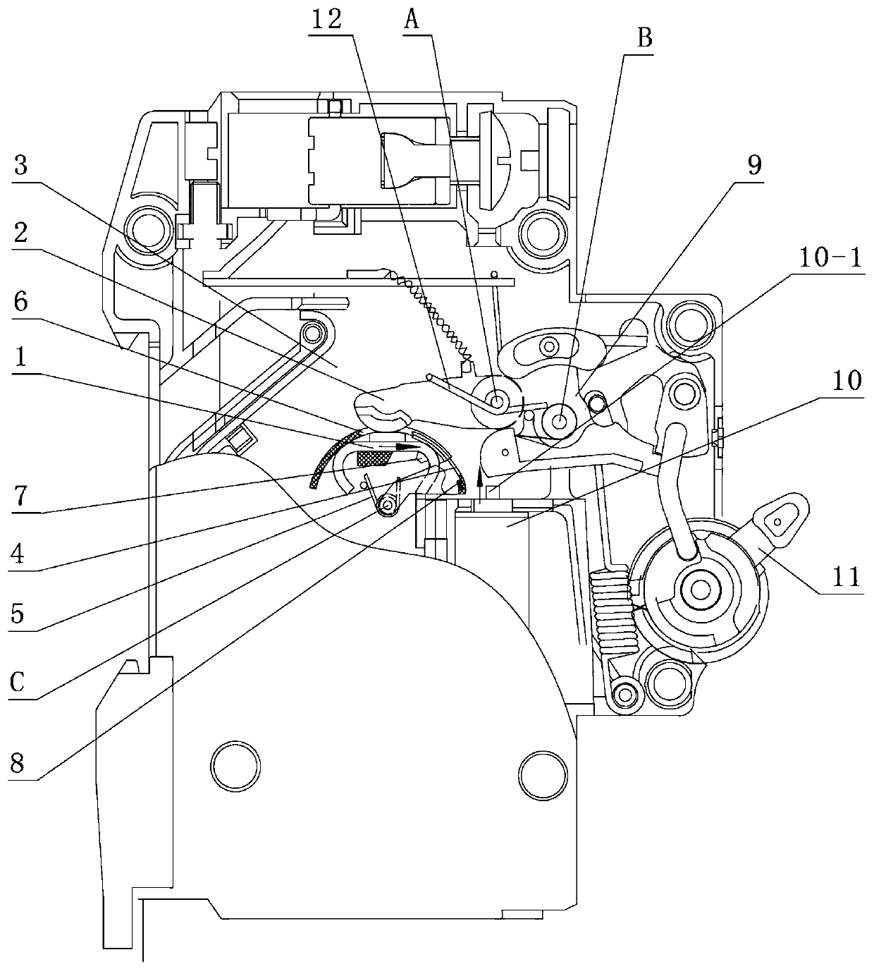 A Small Circuit Breaker with Strong Arc Extinguishing Capability