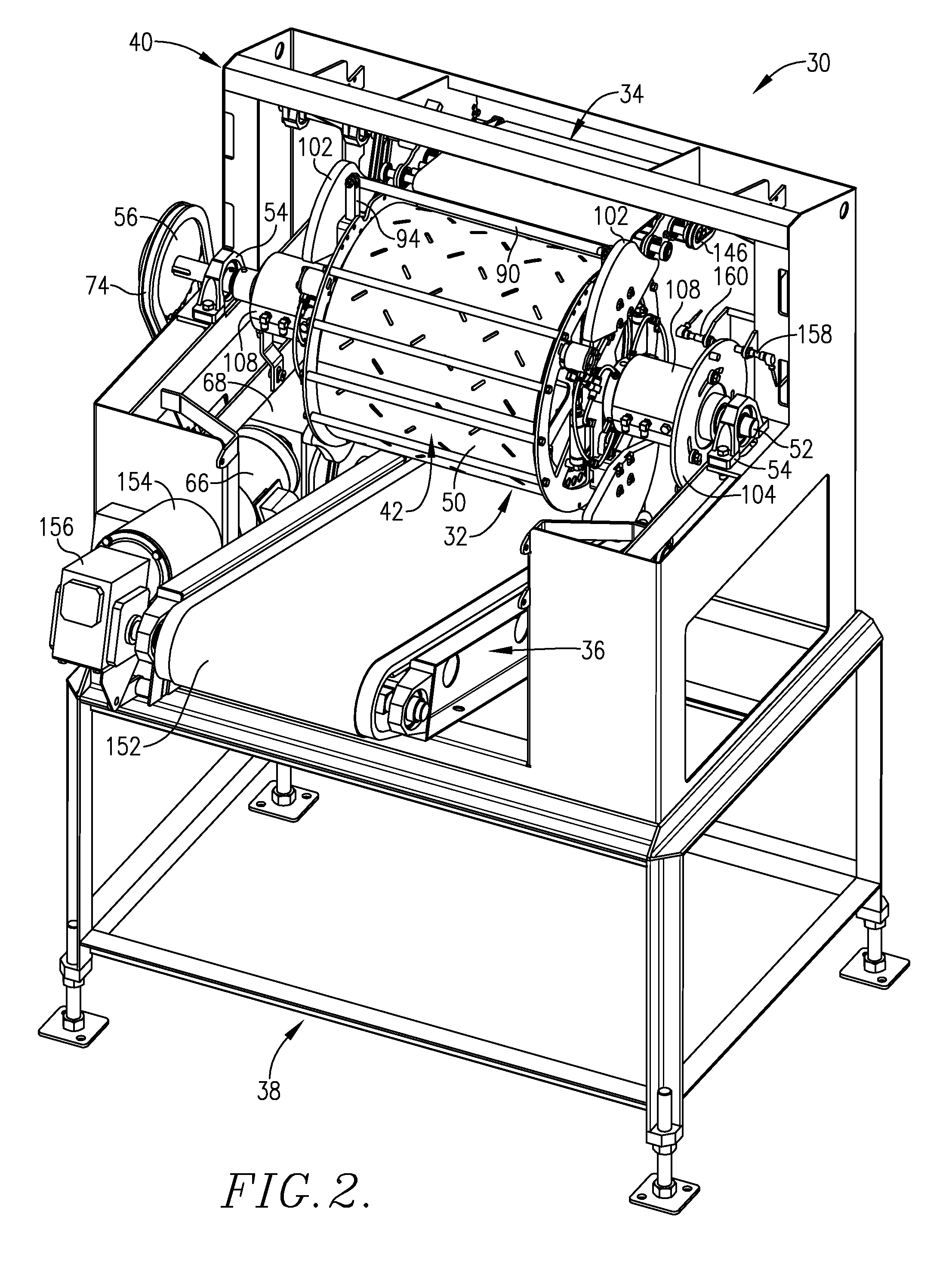 Apparatus and method for processing of pork bellies