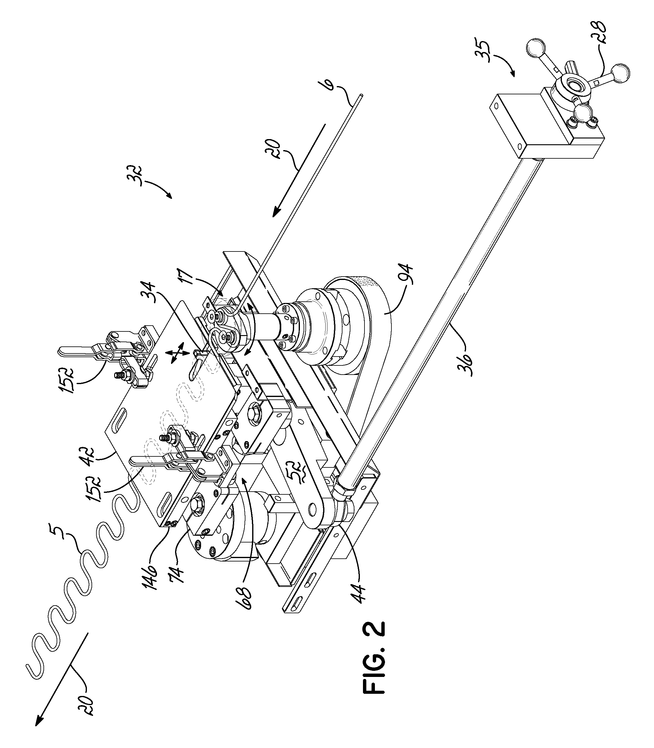 Method and Apparatus For Automating Production of Sinuous Springs