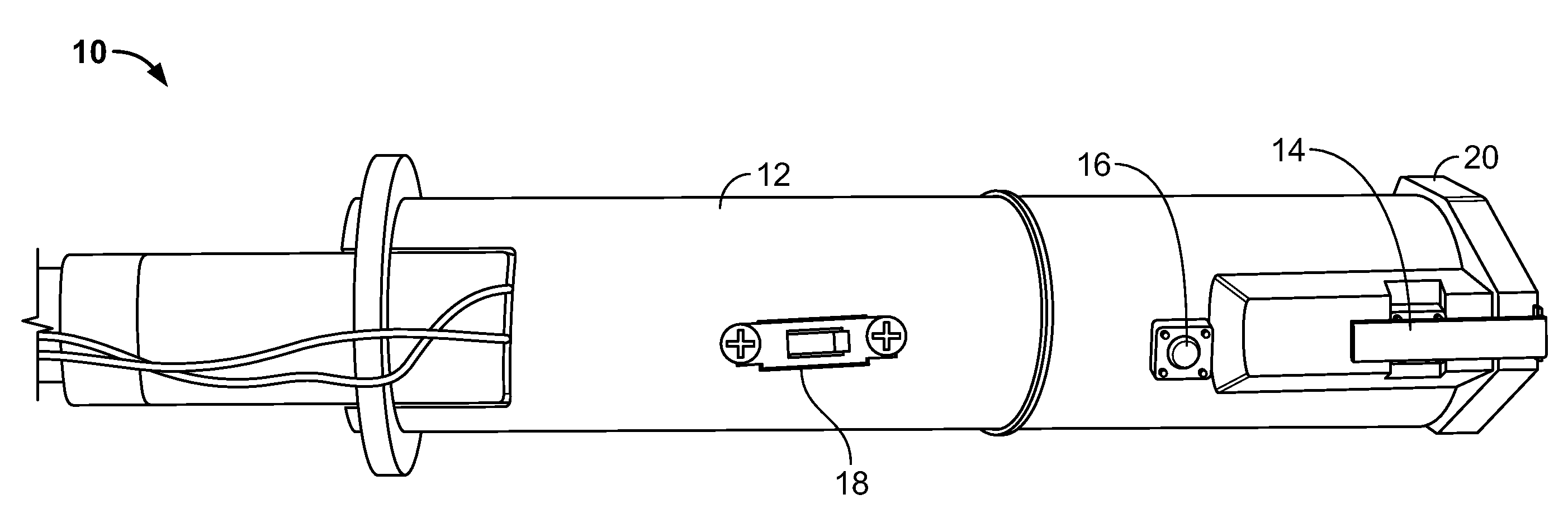 Hand-held glow writing apparatus