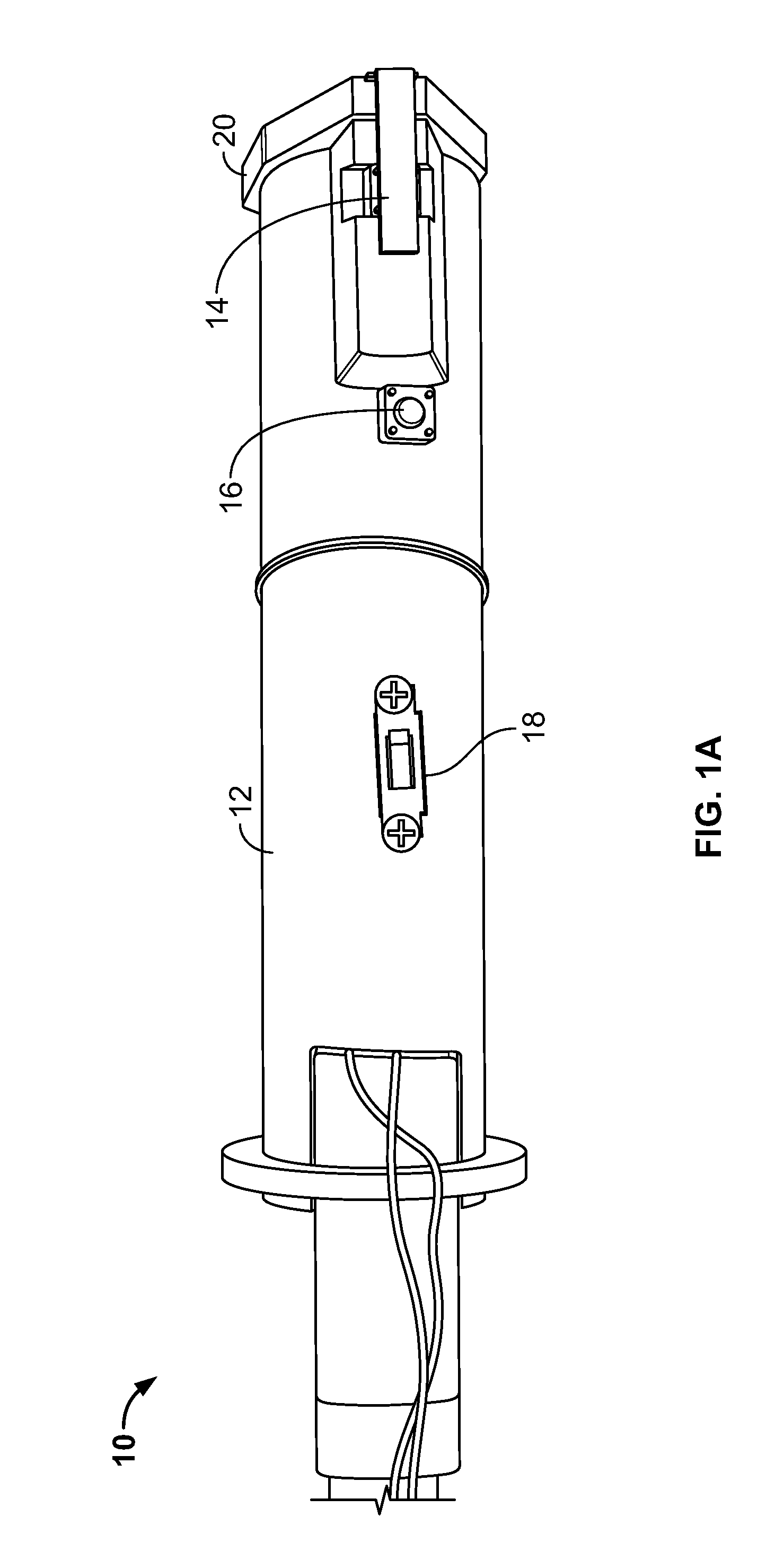 Hand-held glow writing apparatus