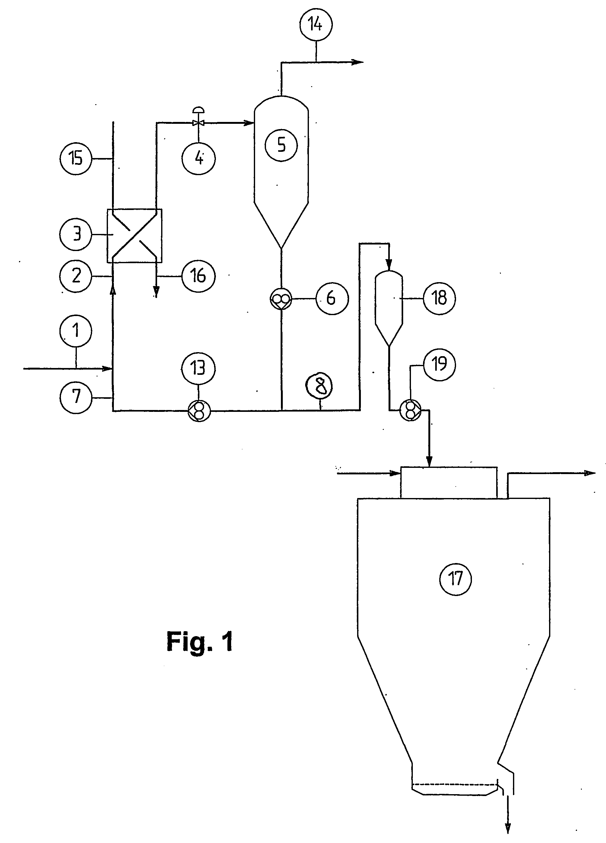 Method and a system for converting liquid products into free-flowing powders with pre-cooling