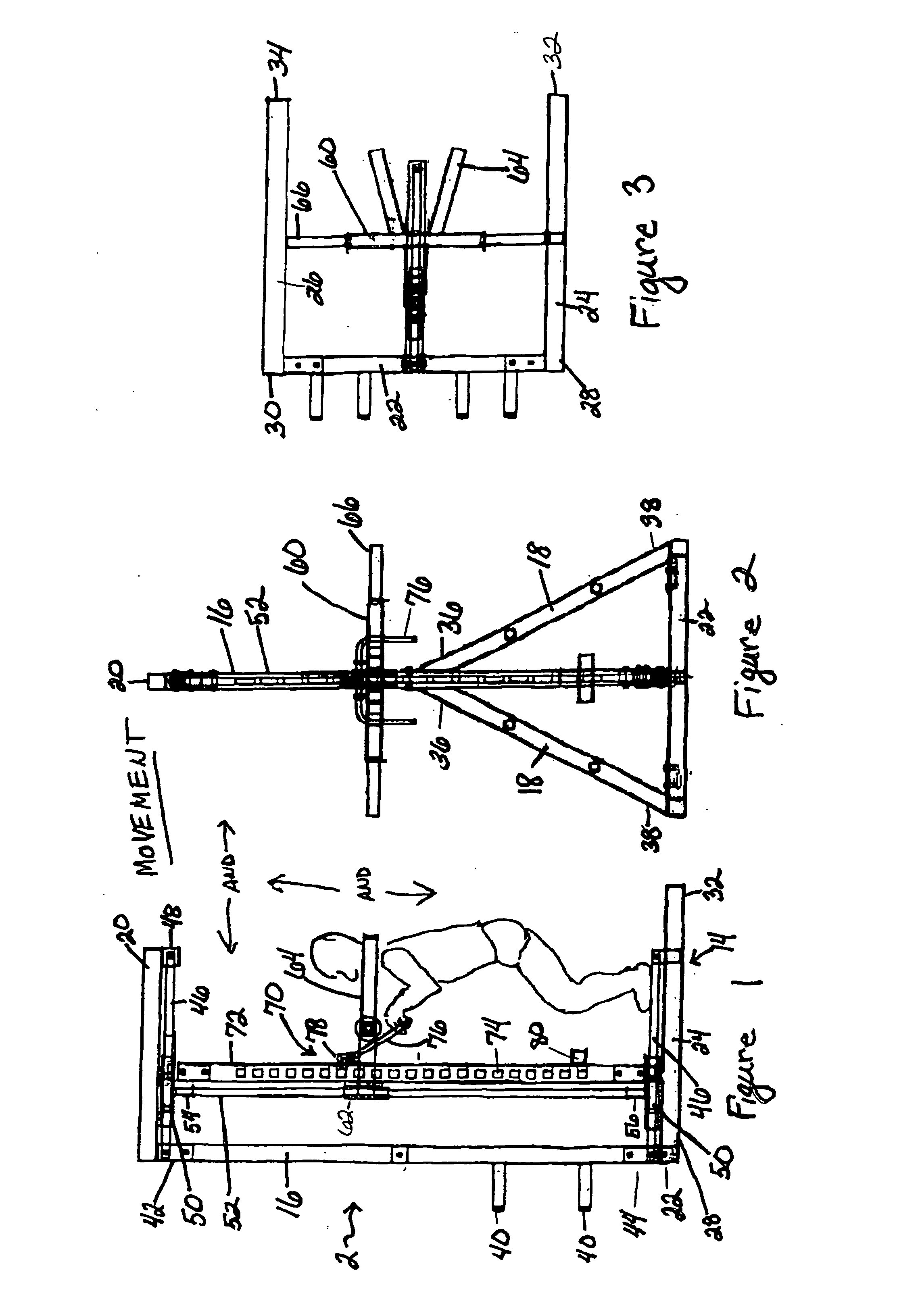 Standing weightlifting apparatus