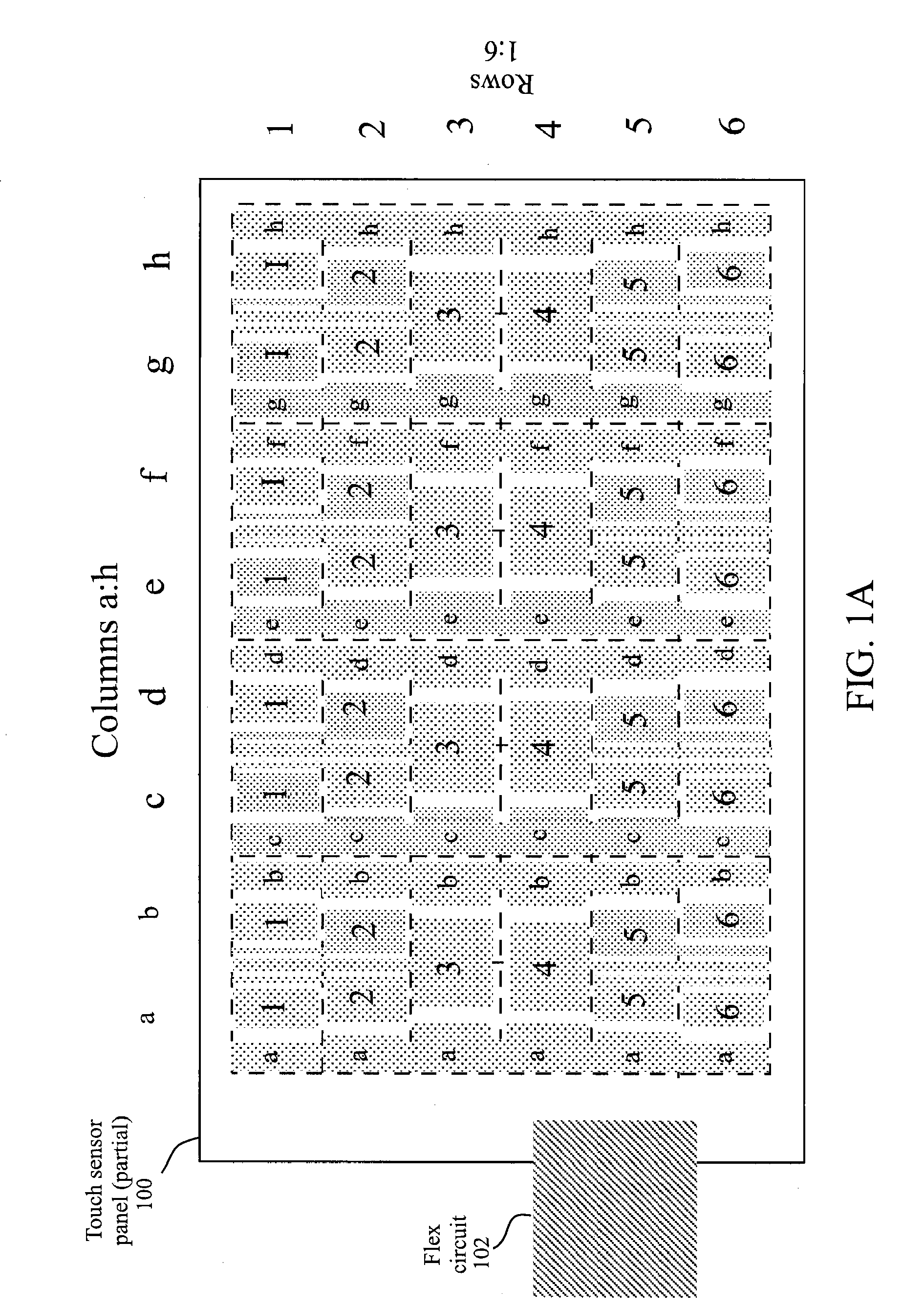 Single-layer touch-sensitive display