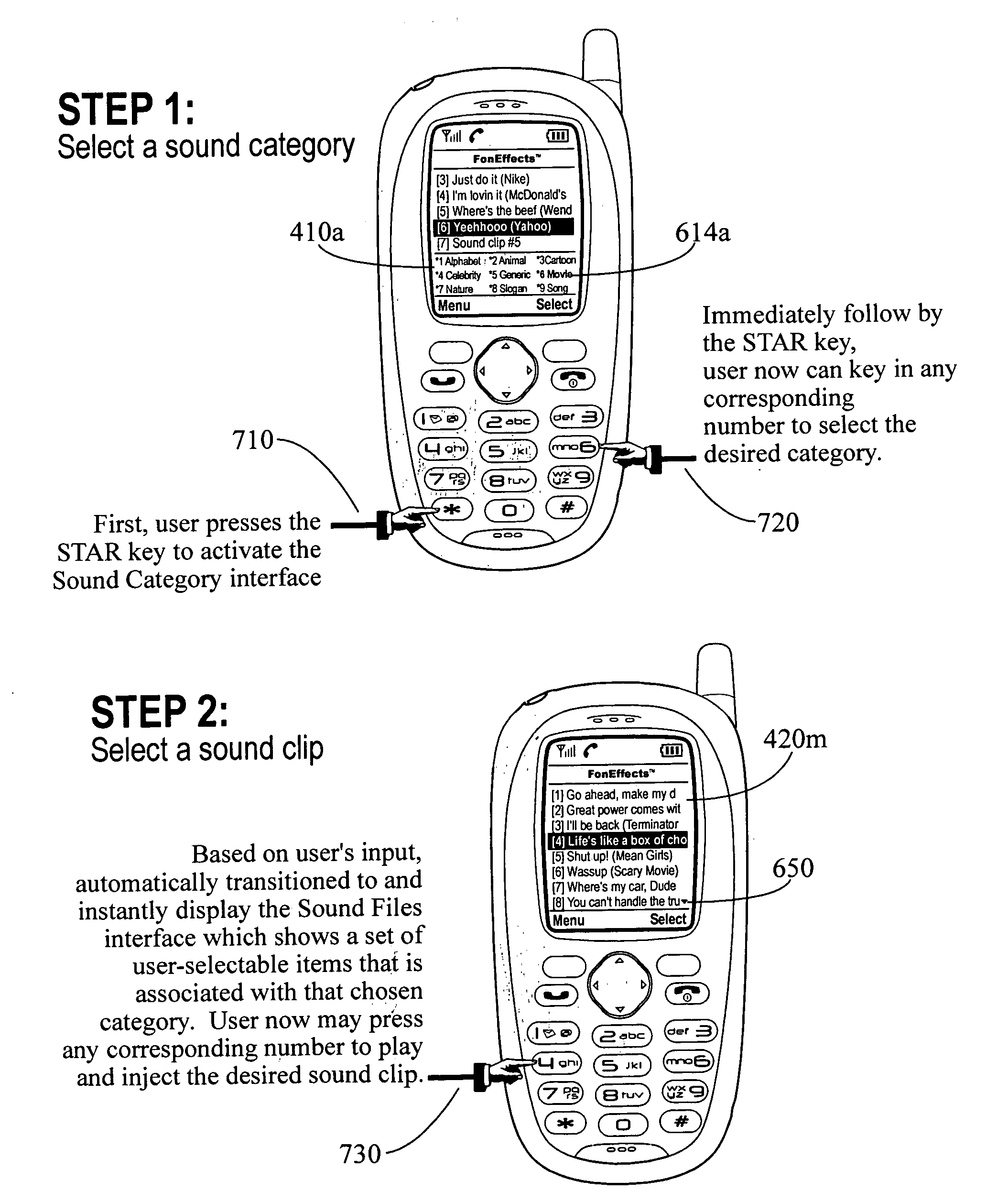 Methods and systems for enabling the injection of sounds into communications
