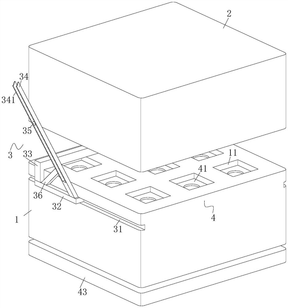 Battery electrode plate processing die