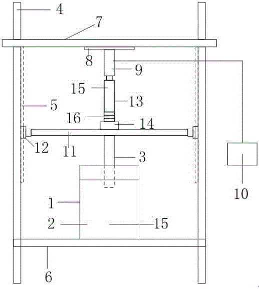Vertical loading method for simulating pile sinking process of static pressure pile