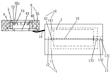 Automobile front axle casting mold with terminal and manufacturing method of automobile front axle