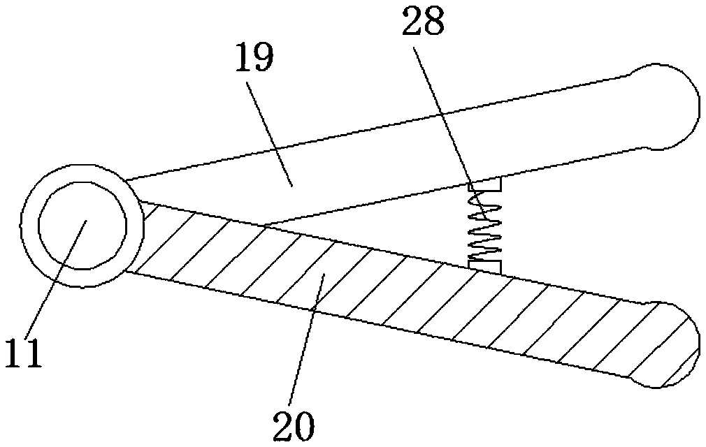 Small plowing device for hilly area