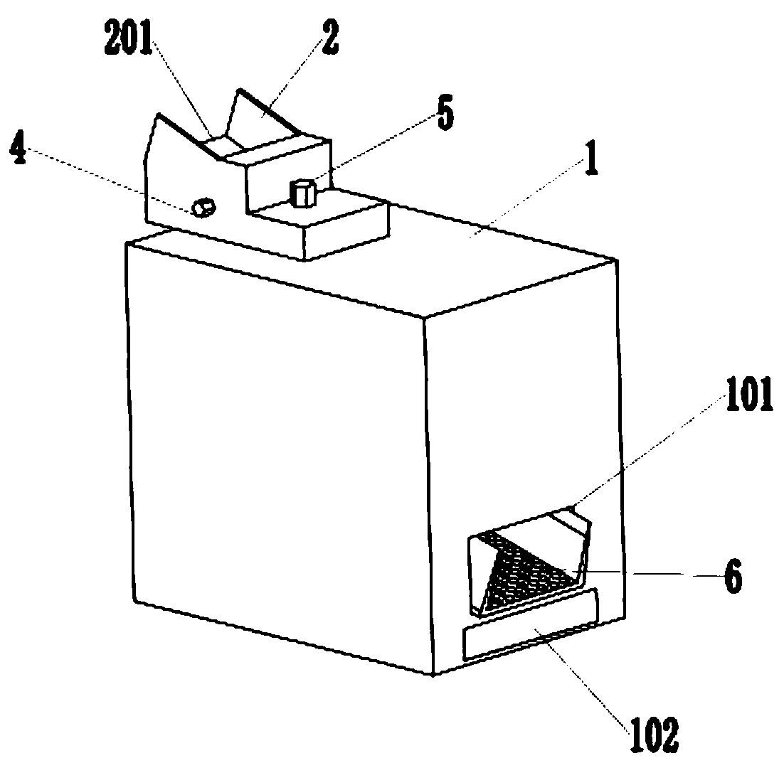 Waste battery saggar grinding device