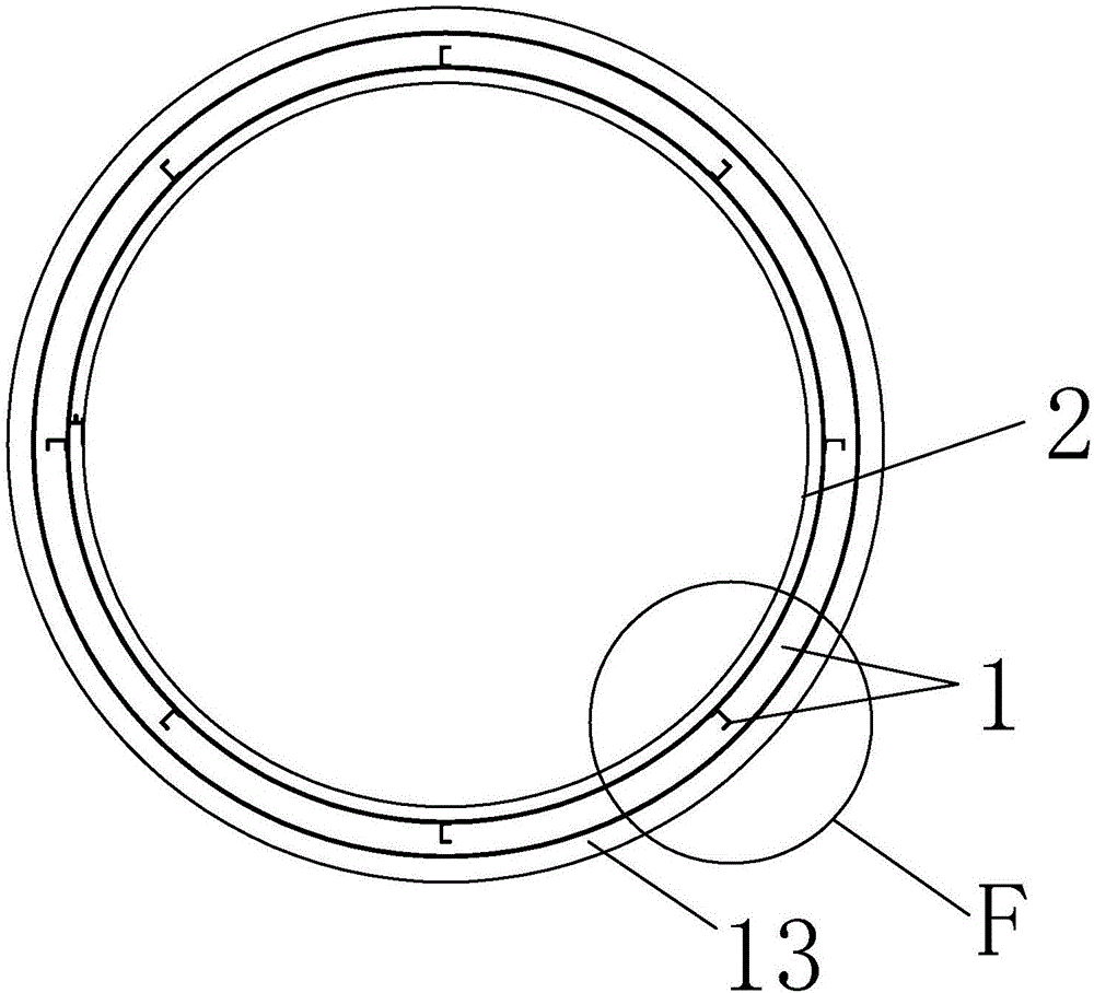 Frame type enamel block corrosion-resistant chimney and mounting method thereof