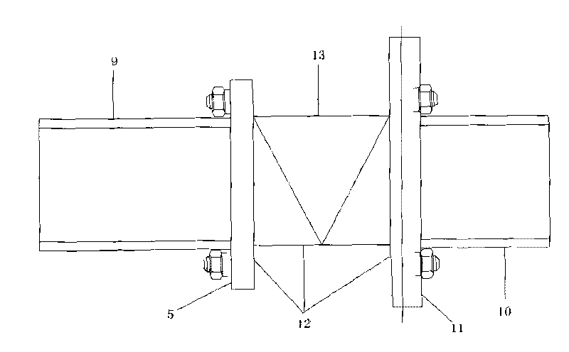 Connecting system for parallel pipe type photobioreactor