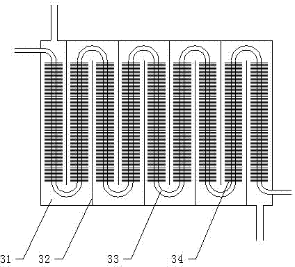 Backflushing type heat exchange system with water quality and temperature detecting function