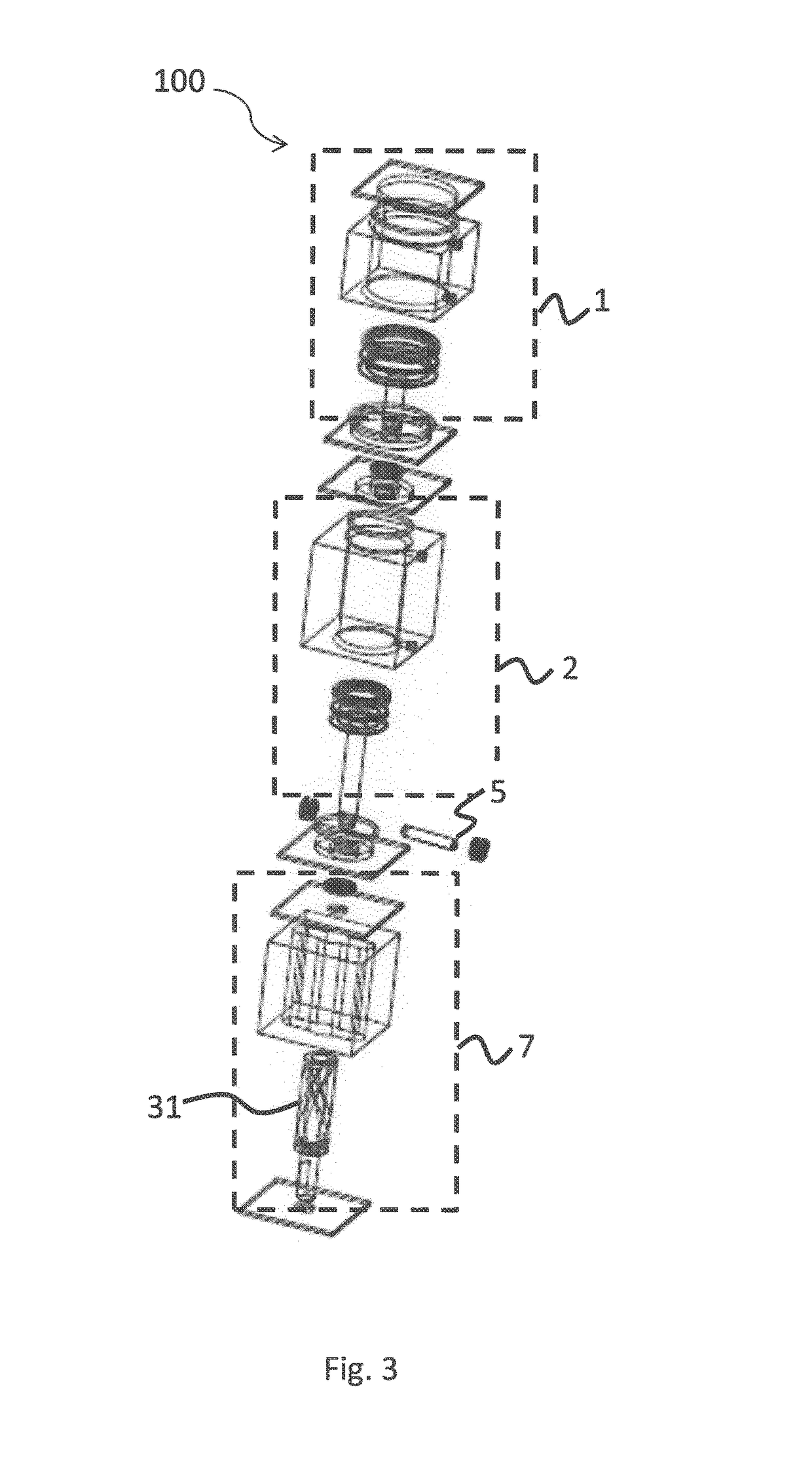 Multi-position rotary actuator controlled by a fluid