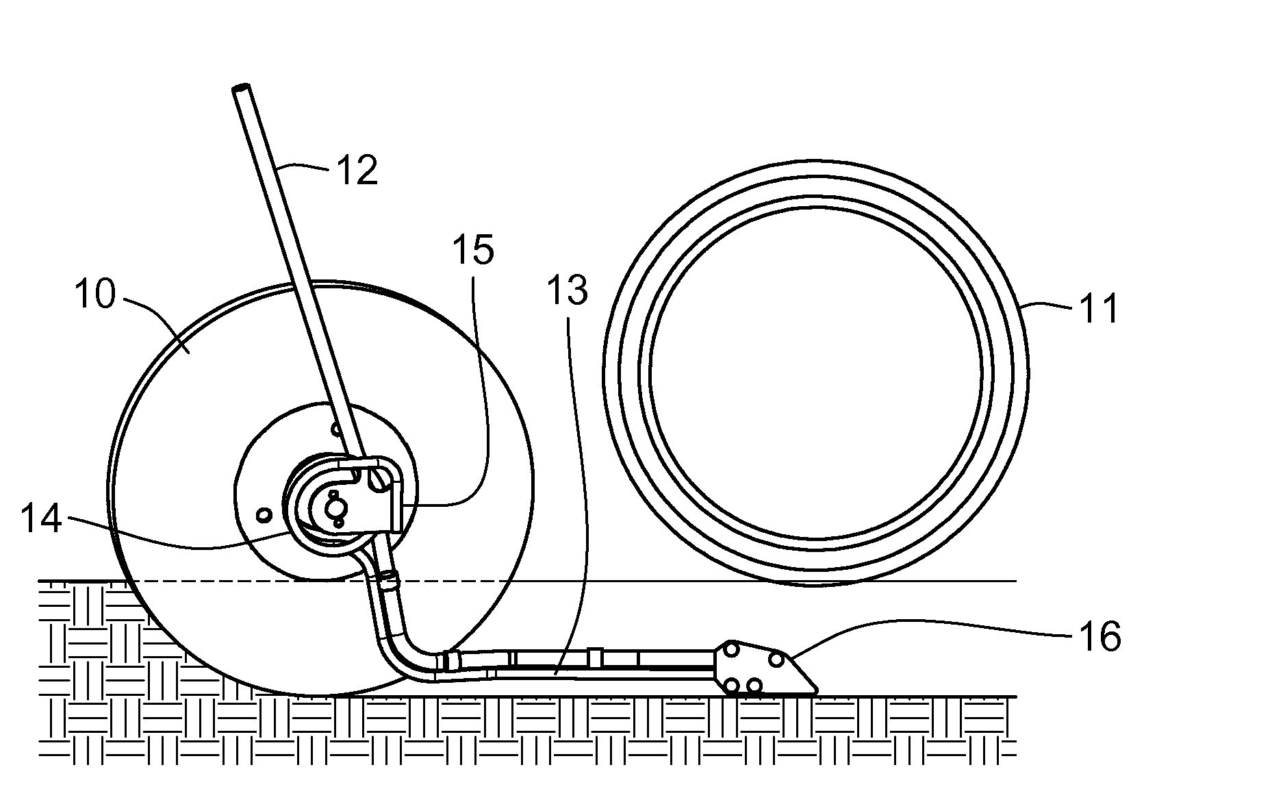 Agricultural implement for delivering ammonia gas to soil